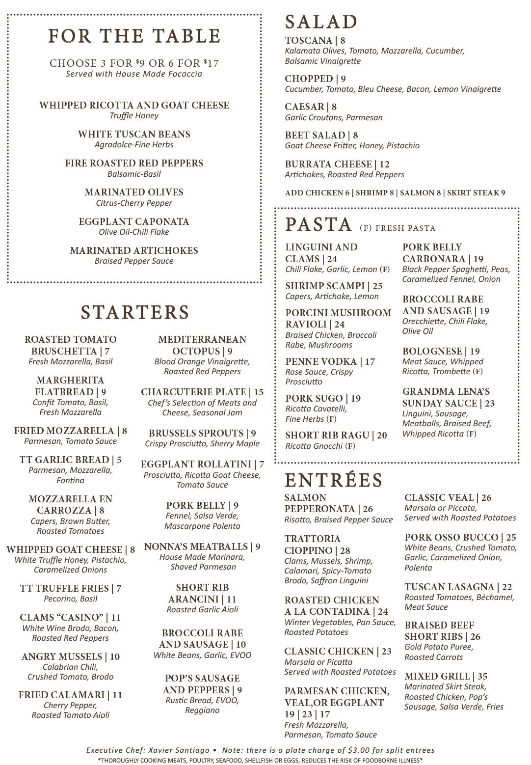 dinnermenu4 - TRATTORIA TOSCANA